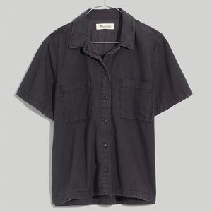 Madewell Denim Short-Sleeve Button-Up Shirt